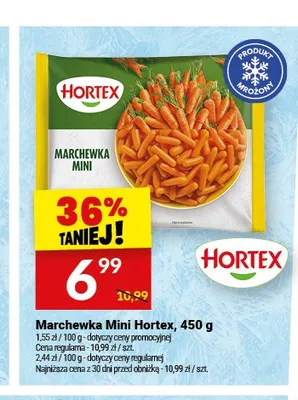 Marchewka mini Hortex promocja w Twój Market