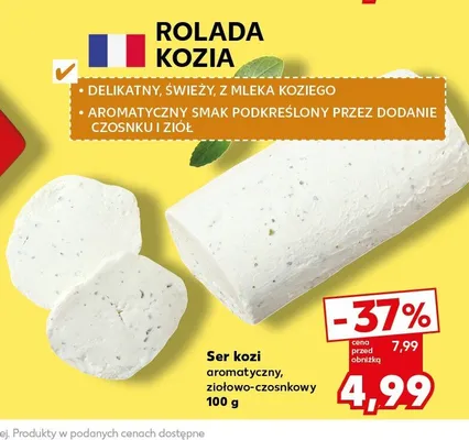 Ser kozi aromatyczny ziołowo-czosnkowy promocja w Kaufland