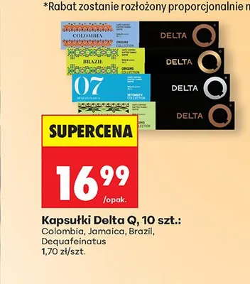 Kapsułki Delta Q promocja w Biedronka