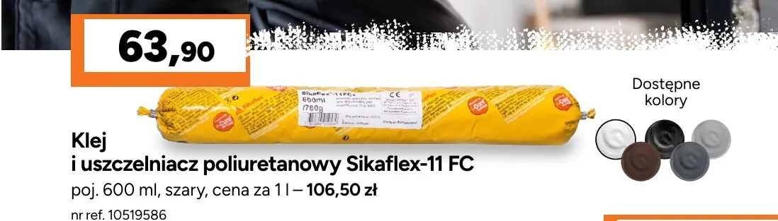 Klej i uszczelniacz poliuretanowy Sikaflex-11 Fc promocja w Bricoman