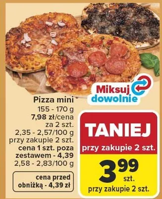 Pizza mini promocja w Carrefour