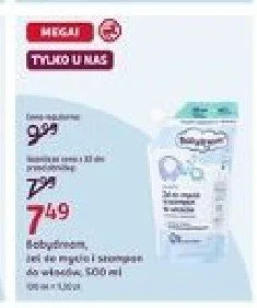 Żel do mycia i szampon do włosów Babydream promocja w Rossmann