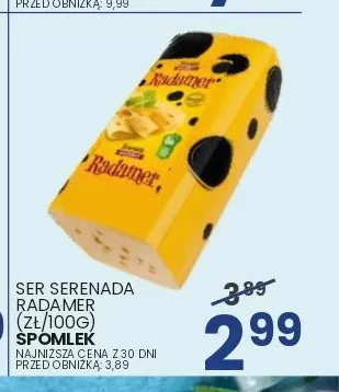 Ser Serenada Radamer Spomlek promocja w Wafelek