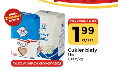 Cukier biały Polski promocja w Społem Częstochowa