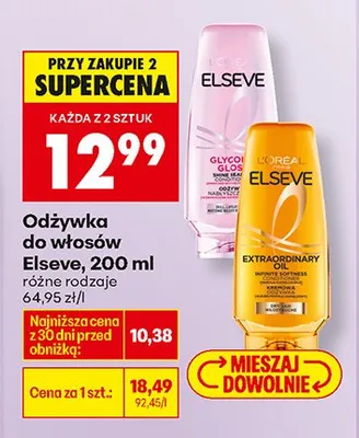 Odżywka do włosów, różne rodzaje promocja w Biedronka