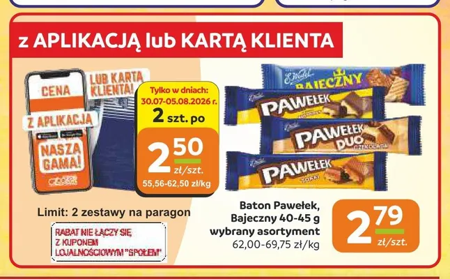 Baton Bajeczny E.Wedel promocja w Społem Częstochowa