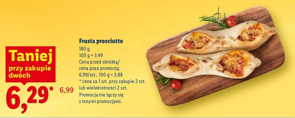 Frusta prosciutto promocja w Lidl