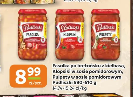 Pulpety w sosie pomidorowym Pudliszki promocja w Społem Częstochowa