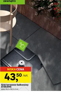 Gres tarasowo-balkonowy Atakama promocja w Leroy Merlin