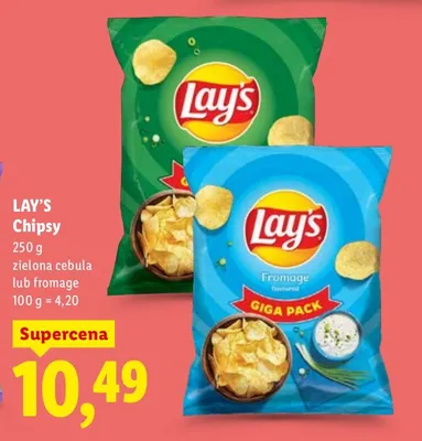 Chipsy promocja w Lidl