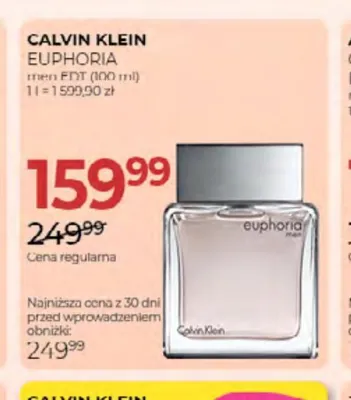 Woda toaletowa Calvin Klein Euphoria promocja w Drogerie Jawa