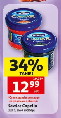 Kawior Capelin AAKERMAN promocja w Auchan