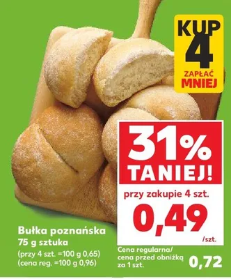 Bułka poznańska promocja w Kaufland