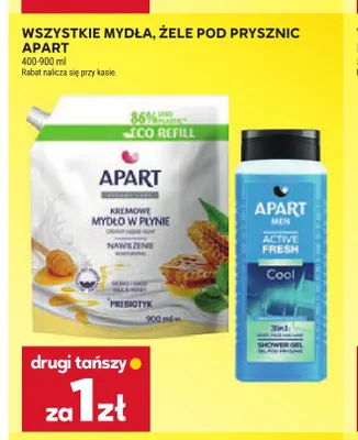 Żel pod prysznic Apart Men Active Fresh Cool promocja w Stokrotka