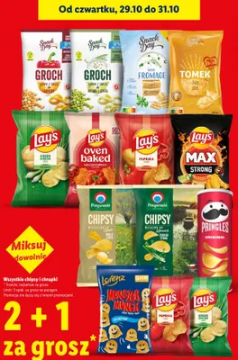 Chipsy i chrupki promocja w Lidl