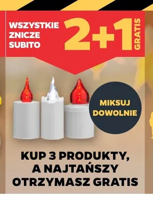 Znicze Subito promocja w Netto
