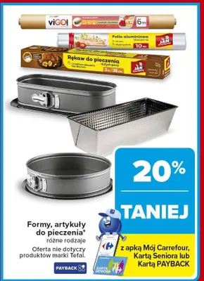 Formy, artykuły do pieczenia różne rodzaje promocja w Carrefour