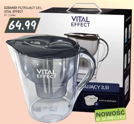 Dzbanek filtrujący 3,5 l Vital Effect promocja w Słoneczko