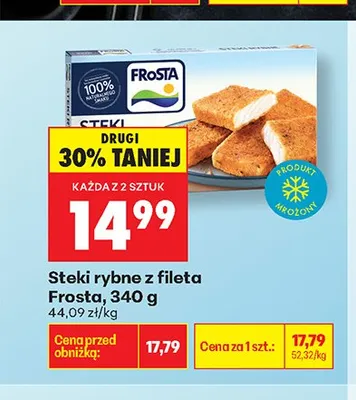 Steki rybne z fileta Frosta promocja w Biedronka
