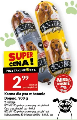 Karma dla psa w batonie Dogero, 900 g promocja w Twój Market