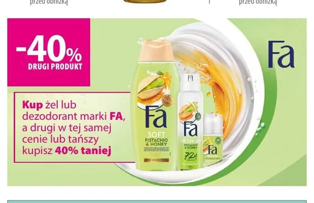 Żel lub dezodorant FA promocja w Hebe