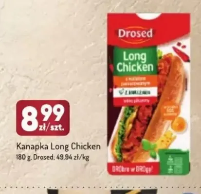 Kanapka Long Chicken Drosed promocja w Avita