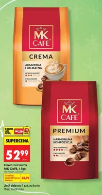 Kawa ziarnista MK Café Crema promocja w Biedronka