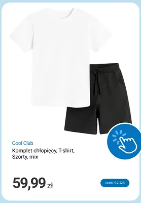 Komplet chłopięcy T-shirt Szorty Cool Club promocja w Smyk