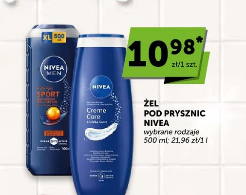 Żel pod prysznic Nivea Creme Care promocja w Euro Sklep