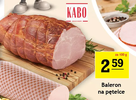 Baleron na pętelce Kabo promocja w Gram Market