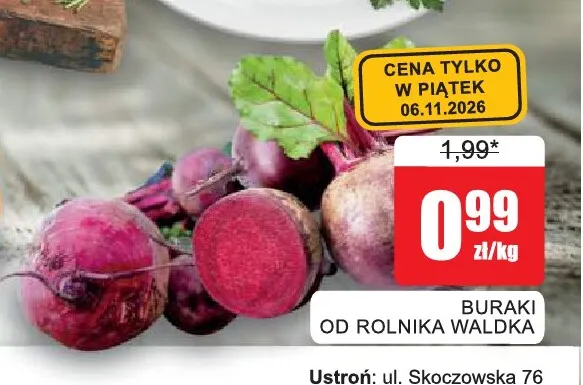Buraki od rolnika Waldka promocja w Bingo
