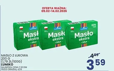 Masło ekstra z Łukowa promocja w Wafelek