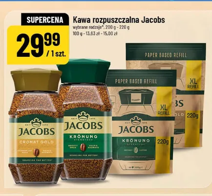 Kawa rozpuszczalna Jacobs Krönung promocja w POLOmarket