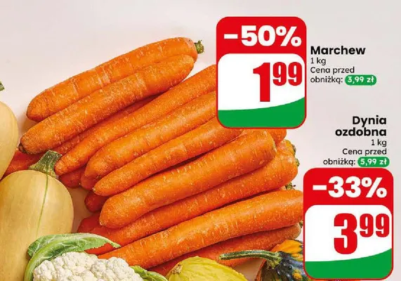 Marchew promocja w Dino