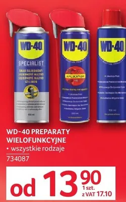 Preparaty wielofunkcyjne WD-40 promocja w Selgros