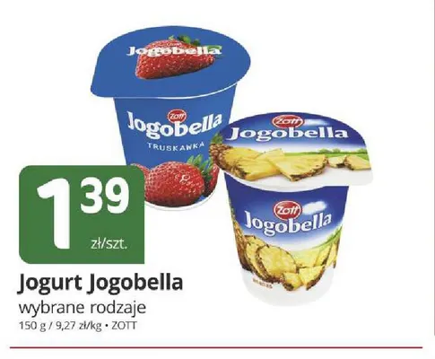 Jogurt Jogobella truskawkowy promocja w Marketvita