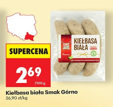Kiełbasa biała promocja w Biedronka