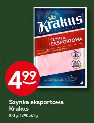 Szynka eksportowa promocja w Żabka