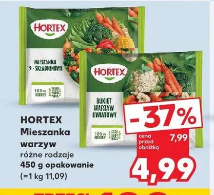Mieszanka warzywna 9-składnikowa Hortex promocja w Kaufland