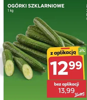 Ogórki szklarniowe promocja w Stokrotka