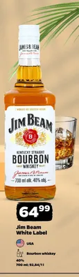 Bourbon whiskey Jim Beam White Label promocja w Netto