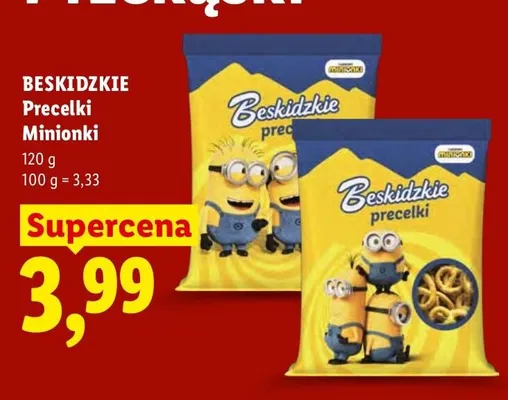 Precelki Minionki Beskidzkie promocja w Lidl