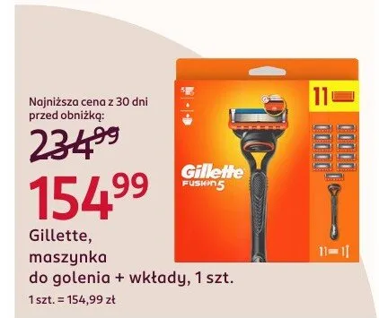 Maszynka do golenia + wkłady promocja w Rossmann