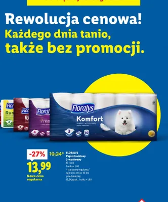 Papier toaletowy promocja w Lidl