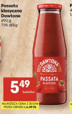 Passata klasyczna Dawtona promocja w Delikatesy Centrum