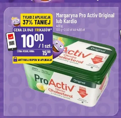 Margaryna Pro Activ Kardio promocja w POLOmarket