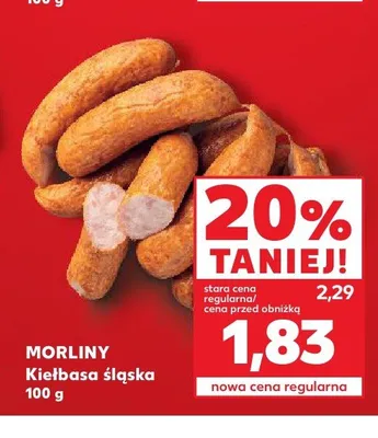 Kiełbasa śląska Morliny promocja w Kaufland