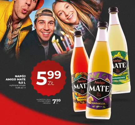 Napój Amigo Mate Mango promocja w Duży Ben