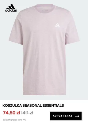 Koszulka sportowa Adidas Seasonal Essentials promocja w Adidas