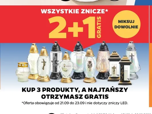 Znicze promocja w Netto